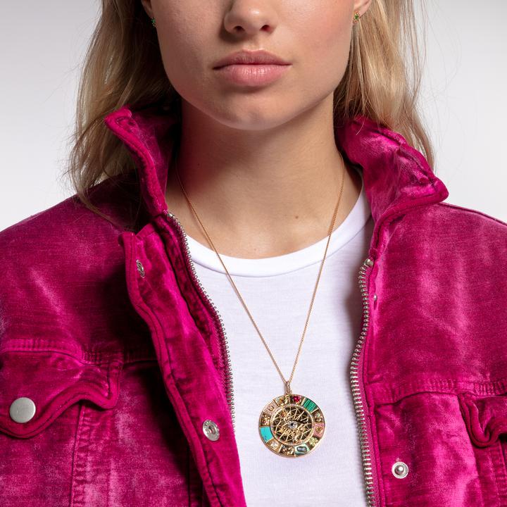 Actual product image Thomas Sabo Pendant amulet magic lucky symbols (Enamel, Sterling silver 925)