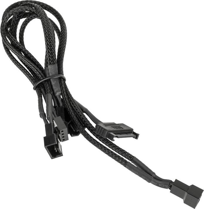 Immagine prodotto Kolink Cavo sdoppiatore per ventole 1-4 PWM - 35 cm, intrecciato, nero