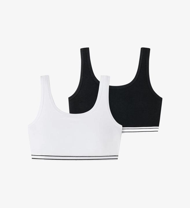 Immagine prodotto Schiesser Bustier "95/5" noir/blanc (140, Confezione da 2)