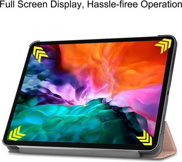Produktbild MU Classic Dreifach faltbare Leder Hülle (iPad Pro 12.9 2020 (4. Gen))