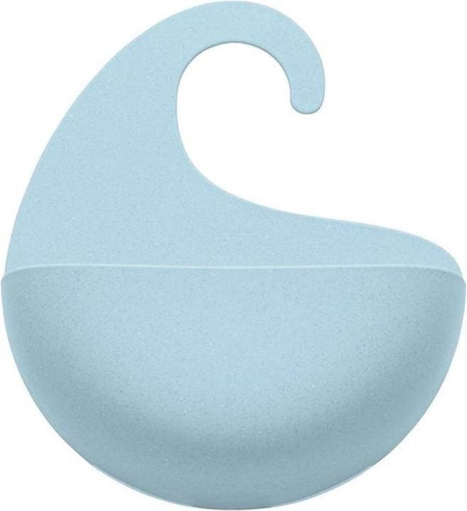 Koziol Shower centre holder Surf M, blue, attachment: Hook (7 x 22 x 25 cm)