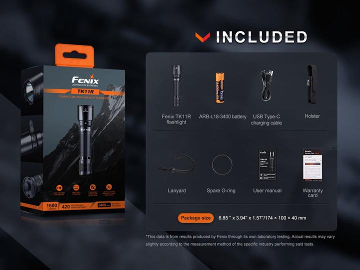 Produktbild Fenix TK11R (14.55 cm, 1600 lm)