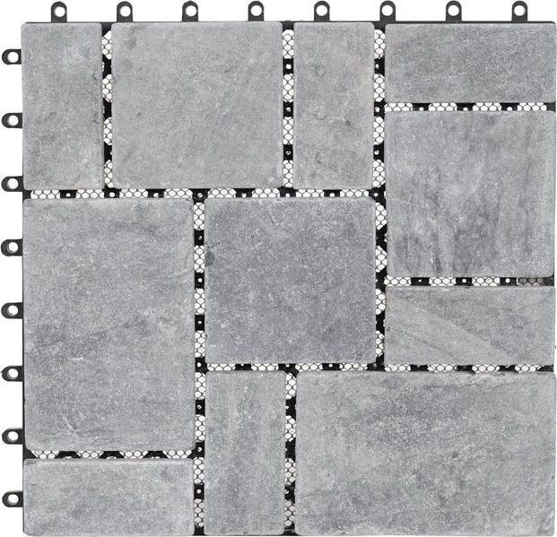 Produktbild Mendler Steinfliese HWC-K70, 11x je 30x30cm = 1m², dunkelgrau (11 x)
