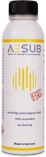 Actual product image Aesub Scanning spray airbrush solution yellow 200ml