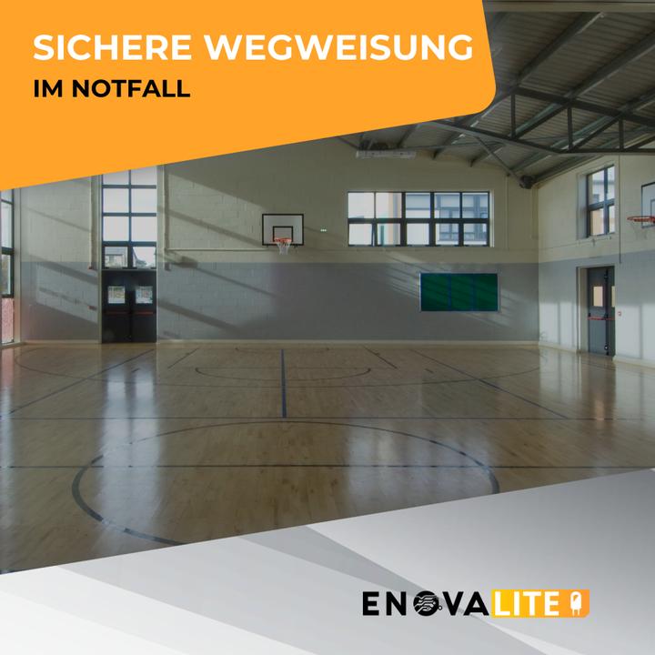 Produktbild Enovalite LED-Fluchtwegleuchte, 6 W, Twin-Spot, Wandmontage