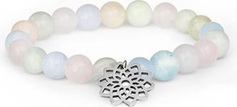 Beneto Morganite bead bracelet MINK96 / 17