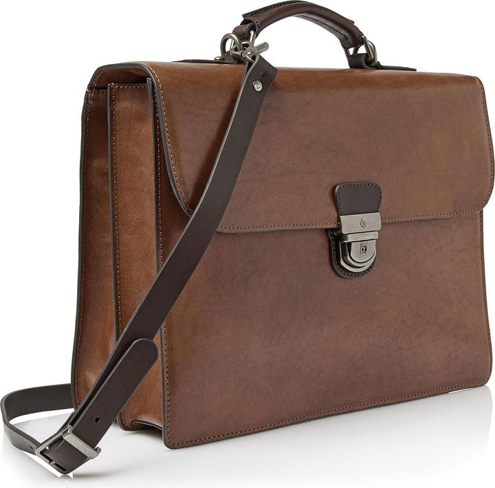 Actual product image Castelijn & Beerens Rien briefcase RFID leather 39.5 cm laptop compartment (17.30")
