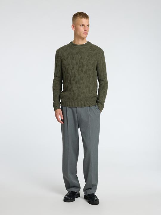 Image du produit Selected Homme Pull en maille torsadée (XXL)