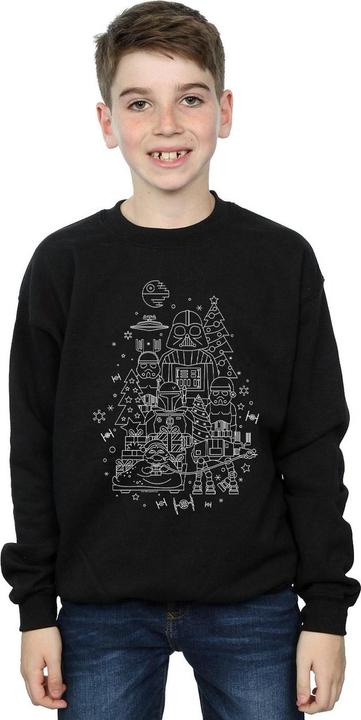 Immagine prodotto Star Wars Empire Christmas Felpa Ragazzi (152, 158)