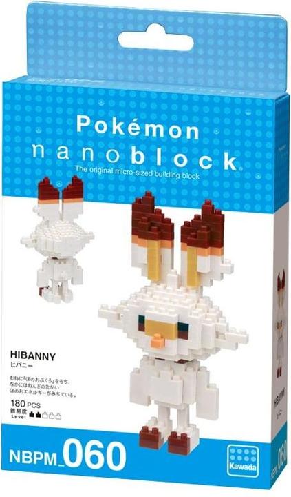 Image du produit Nanoblock Pokémon Scorbunny Flambino Hopplo