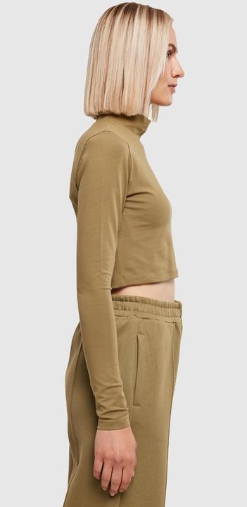 Actual product image Urban Classics Ladies Organic Cropped Turtelneck Longsleeve - 16513 (M)