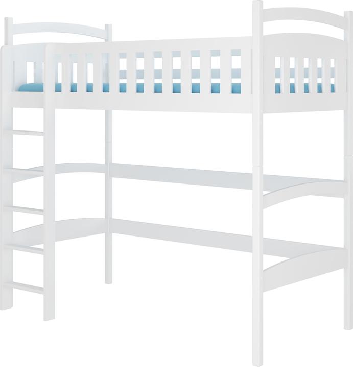 Immagine prodotto ADRK Furniture Letto a castello a soppalco con materasso MIAGO 180x80 (180 x 80 cm)