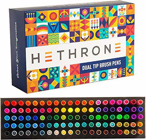 Produktbild Hethrone Filzstifte-Set (Mehrfarbig, 100 x)