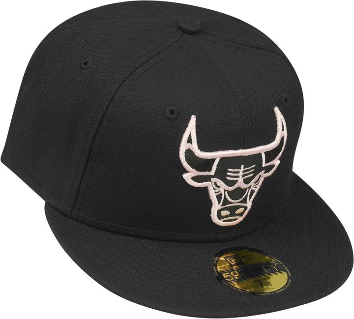 Produktbild New Era 59Fifty Cap - Chicago Bulls schwarz / rosa - 7 3/8 (7 3/8)