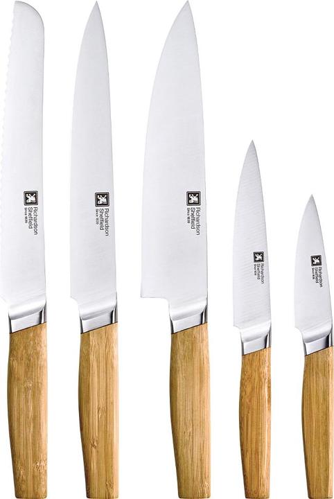 Actual product image Konjac Sponge NOMAD - 5 pc magnetic knife block - bamboo