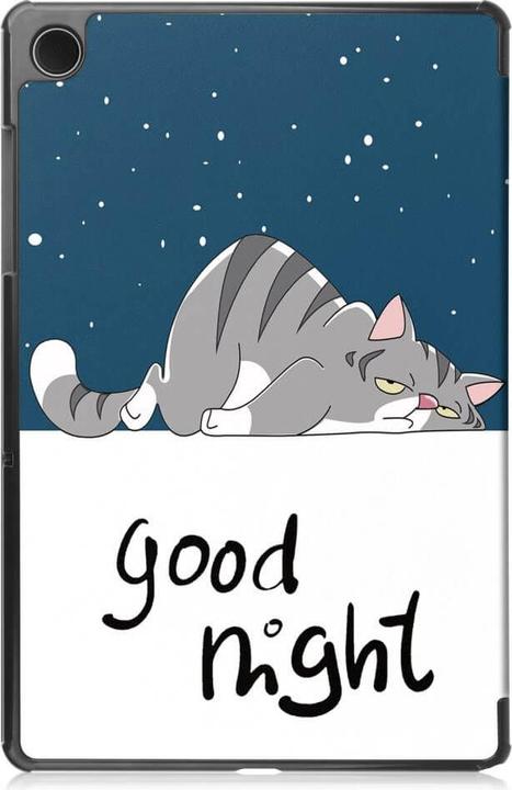Actual product image Cover-Discount Galaxy Tab A9+ - Tri-fold Smart Case Good Night (Galaxy Tab A9+)