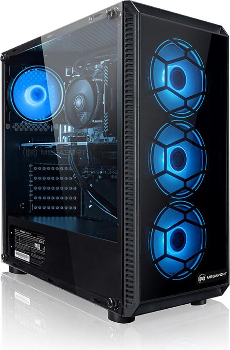 Produktbild Megaport Gaming PC Intel Core i5-10400F (Intel Core i5-10400F, 16 GB, 1000 GB, GeForce RTX 3050)