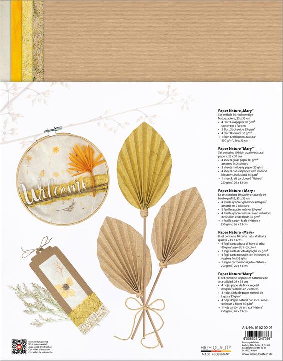 Actual product image Ursus Natural papers "Mary (80 g/m², 1 x)