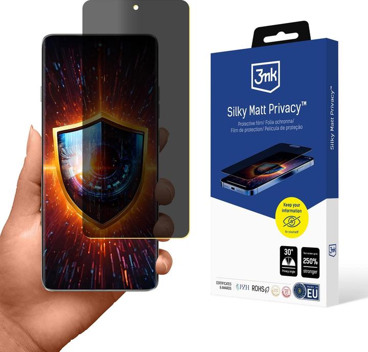 Actual product image 3MK Folia prywatyzująca Silky Matt Privacy do Motorola Edge 60 Pro (Motorola Edge 60 Fusion)