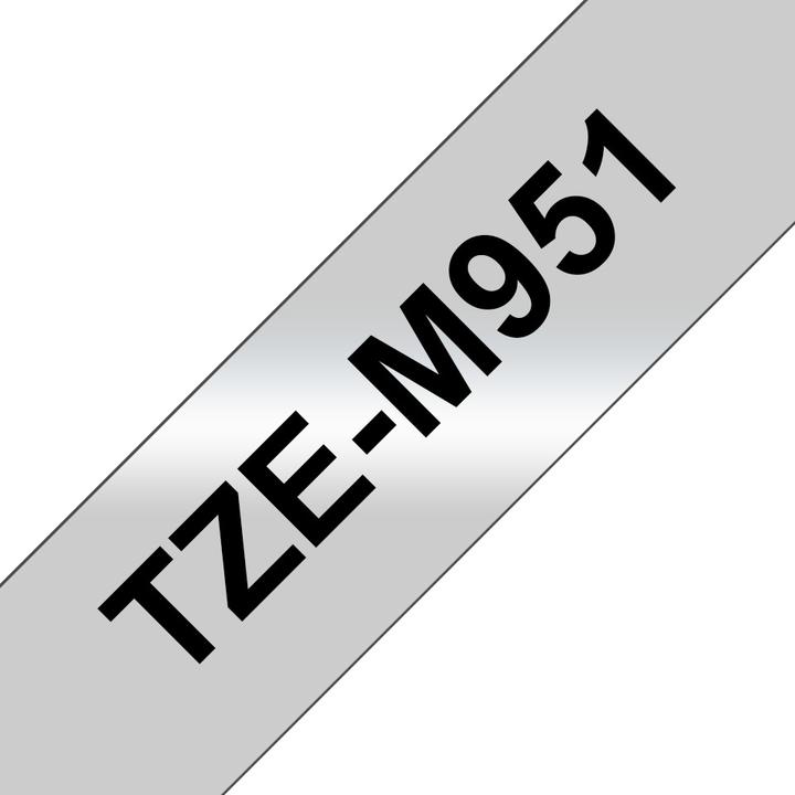 Produktbild Brother Tze-M951 (2.40 cm, Schwarz, Silber)