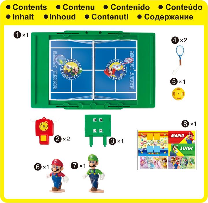 Produktbild Epoch Super Mario Rally Tennis (Englisch, Italienisch, Deutsch, Französisch)