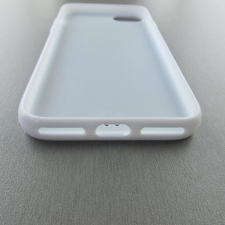 Produktbild PhoneLook Hülle Silikon weiss Kleine Blumen gemalt