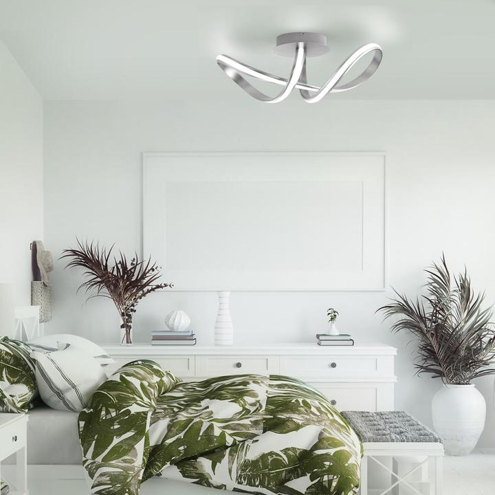 Actual product image Leuchten Direkt Ceiling light steel1xLEDBoard27005000KInterior lightIP20 (1300 lm)