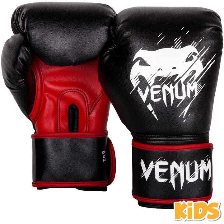 Produktbild Venum Contender Kids Boxing Gloves - Black-Red (4 OZ, One Size)