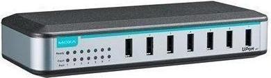 Actual product image Moxa UPORT 207 - 7-port entry-level USB hub, adaptor included (USB-C, 7 Ports)