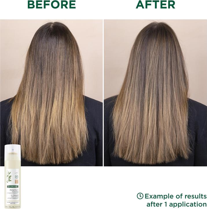 Immagine prodotto Klorane Shampoo secco al latte d'avena colorato Aeros Spr 50 ml (50 ml, Shampoo secco)