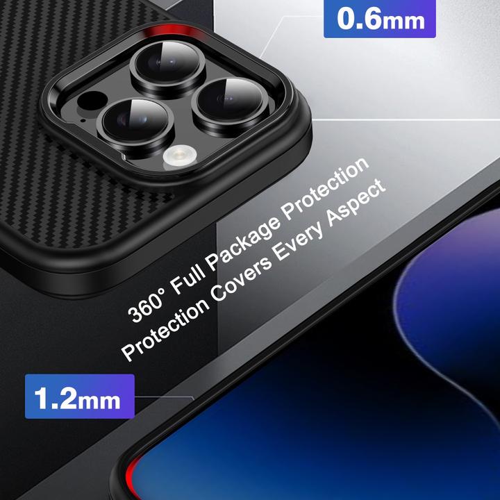 Immagine prodotto iPaky Custodia in fibra di carbonio (Apple iPhone 16 Pro)