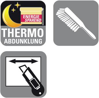 Produktbild Gardinia EASYFIX Rollo Thermo ENERGIESPAREND (100 x 150 cm)