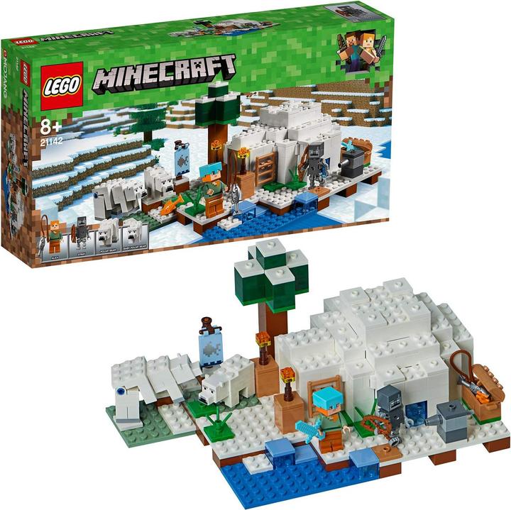 Actual product image LEGO Minecraft ice igloo (21142, LEGO Minecraft)