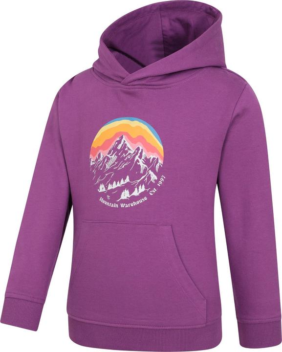 Actual product image Mountain Warehouse Childrens/Kids Mountain Snowy Hoodie (116)