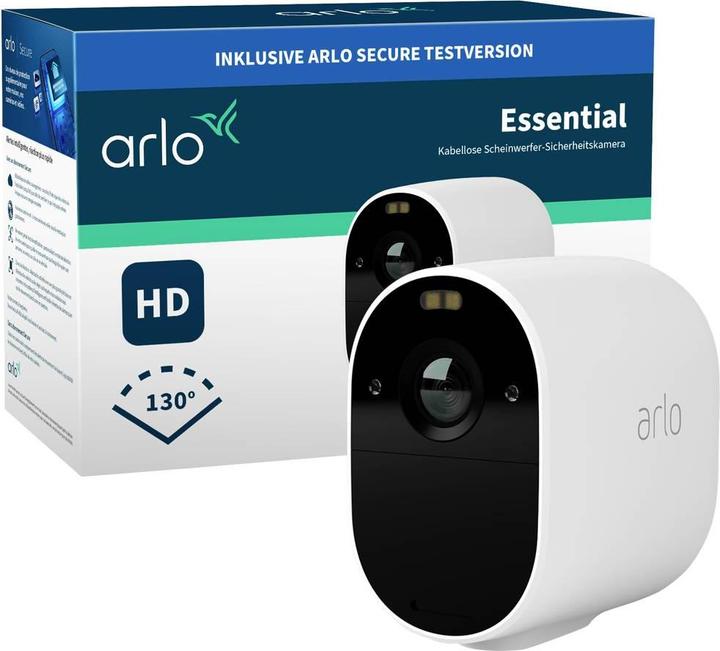 Image du produit Arlo Essential Spotlight Caméra pack de 1 caméra blanc (1920 x 1080 Pixels)