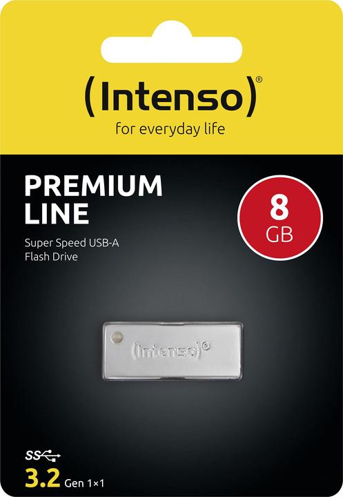 Actual product image Intenso premium line (8 GB, USB-A)