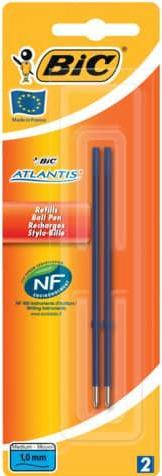 Bic Ballpoint refill M 2ST blue (Refill, Blue)