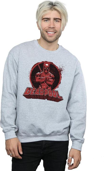 Image du produit - Sweat DEADPOOL CROSSED ARMS LOGO - Homme (3XL)