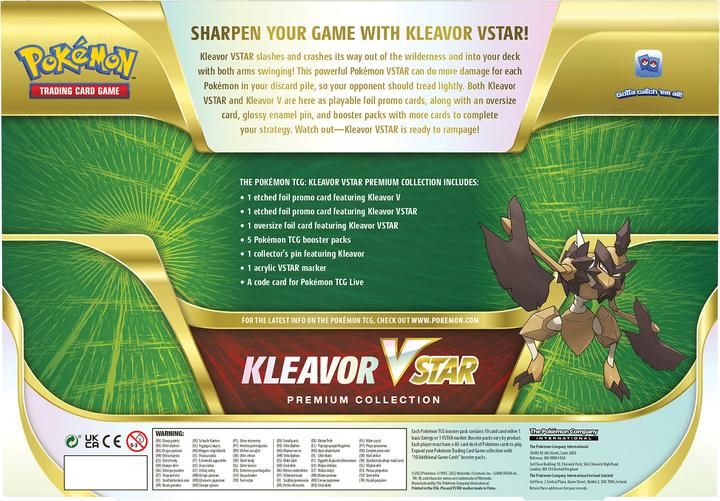 Immagine prodotto Pokémon Kleavor VStar Premium Collection (Inglese, Box Set e Collezione)
