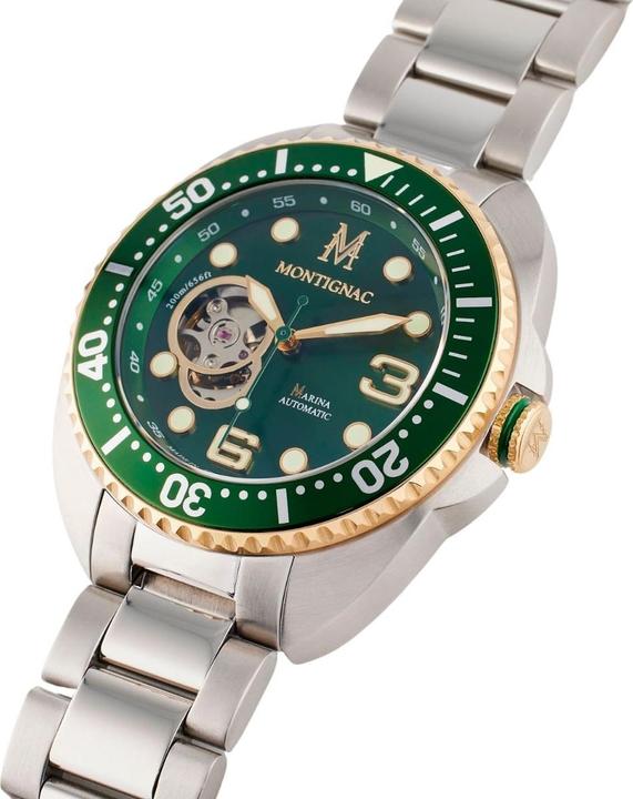 Montignac Automatische Uhr Marina (Skeleton-Uhr, 42 mm)