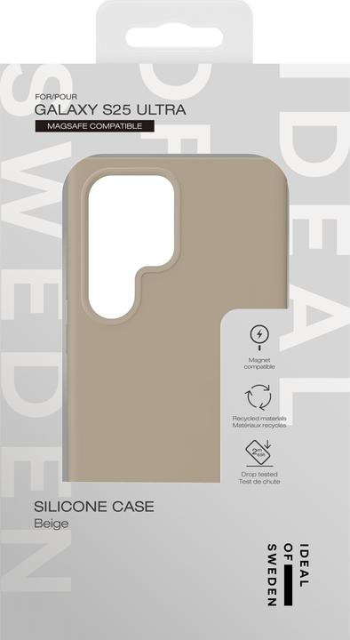 Actual product image iDeal Of Sweden Designer Magsafe Silicone-Cover Beige (Samsung Galaxy S25 Ultra)
