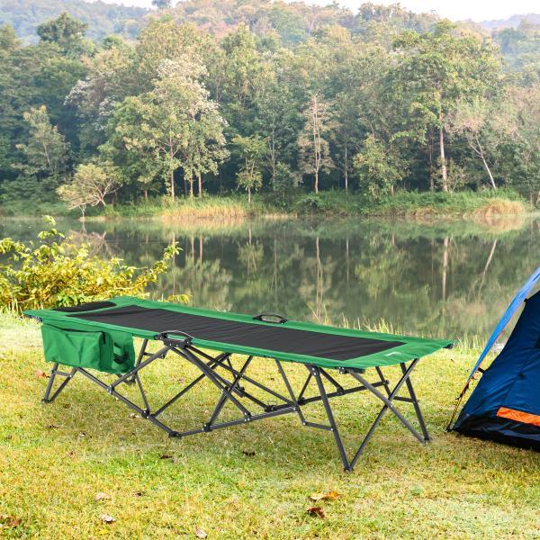 Produktbild Outsunny Campingbett mit seitlicher Tasche