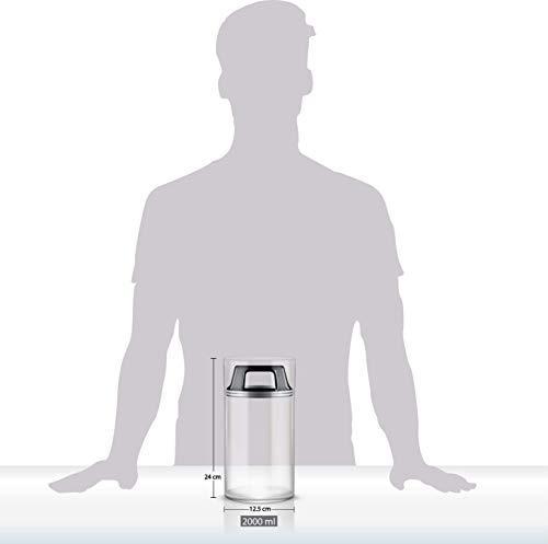 Actual product image Kitchen Storage jars with vacuum lid (2 l)