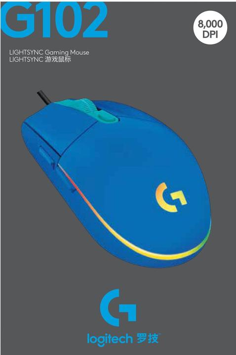 Immagine prodotto Logitech G102 LIGHTSYNC (Cablato)