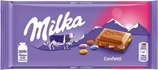 Immagine prodotto Milka Confetti barretta di cioccolato 100 g (100 g)