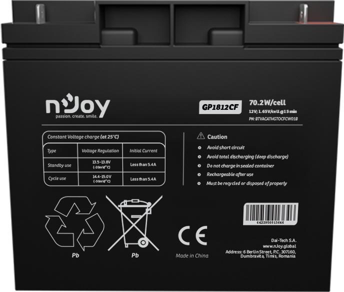 Image du produit Njoy GP1812CF