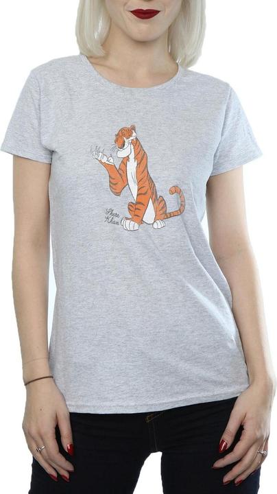 Actual product image Disney Womens/Ladies The Jungle Book Classic Shere Khan Cotton T-Shirt (XXL)