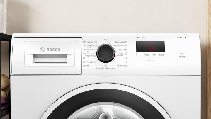 Immagine prodotto Bosch Hausgeräte Serie 2, lavatrice a carica frontale, 7 kg, 1400 giri/min, WGE02490 (7 kg, A sinistra)