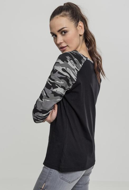 Immagine prodotto Urban Classics Tee Raglan 3/4 da donna a contrasto (5XL)