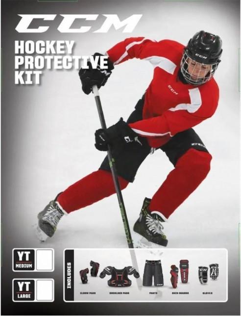 CCM Hockey Starter Kit YT (YTH L) (M, L)